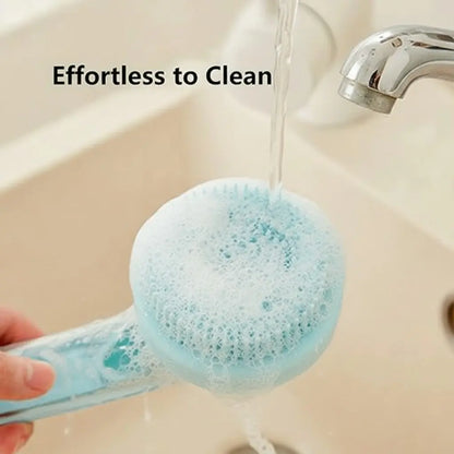 2026 Advanced 2-In-1 Pet Bathing and Grooming Brush with Built-in Shampoo Dispenser, Ergonomic Non-Slip Grip, Deshedding Tool for Dogs and Cats, Enhances Circulation and Reduces Shedding