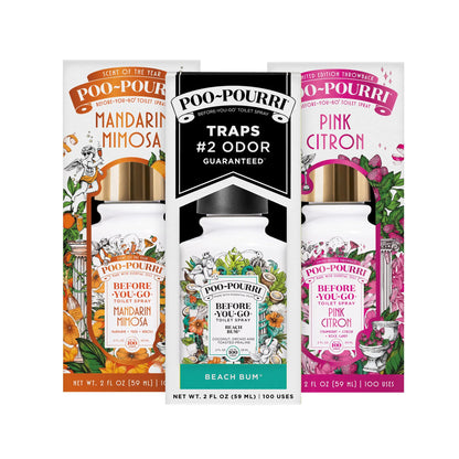 Poo~Pourri Toilet Spray 2 oz - Triple Pack Bundle