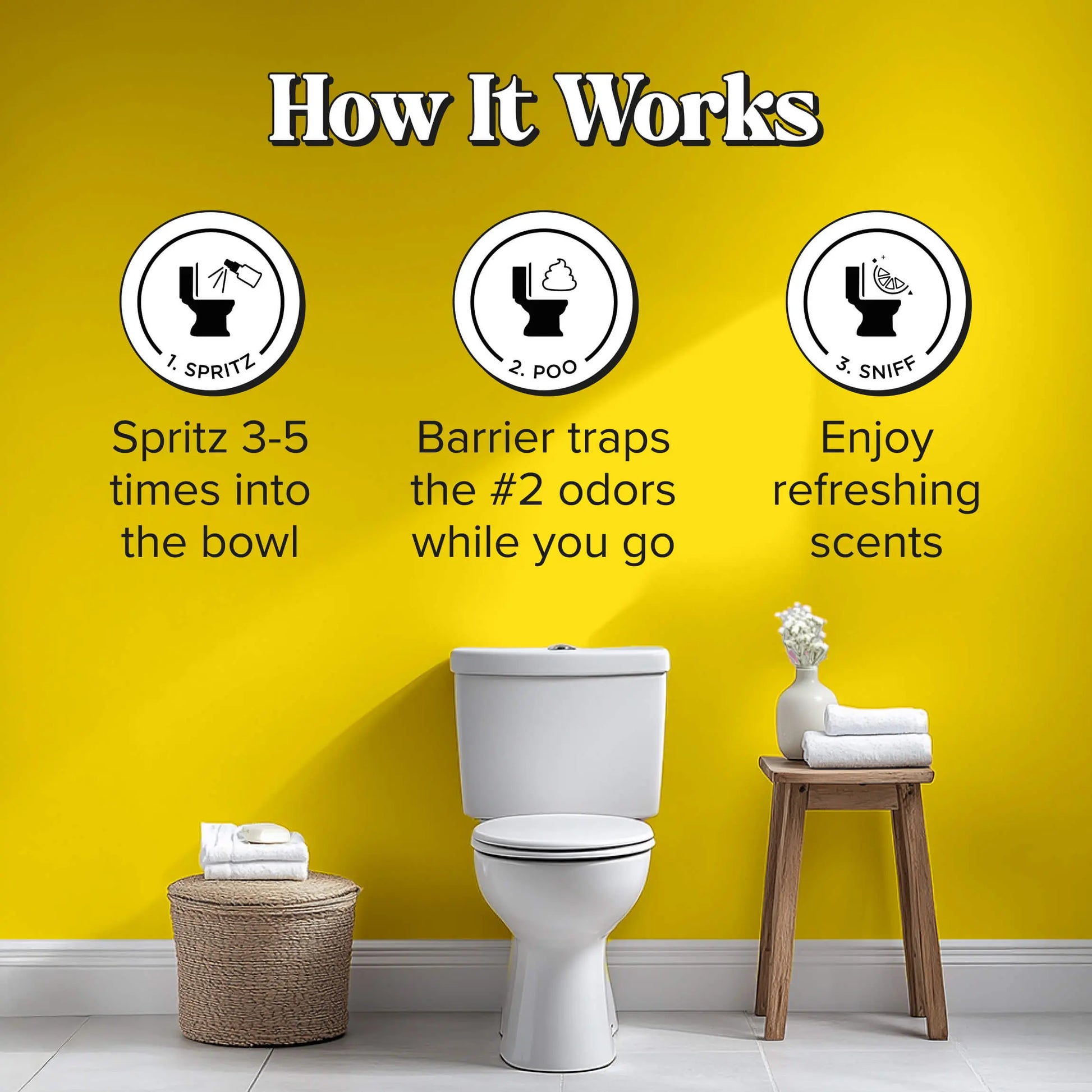 Poo~Pourri Toilet Spray 2 oz - Triple Pack Bundle