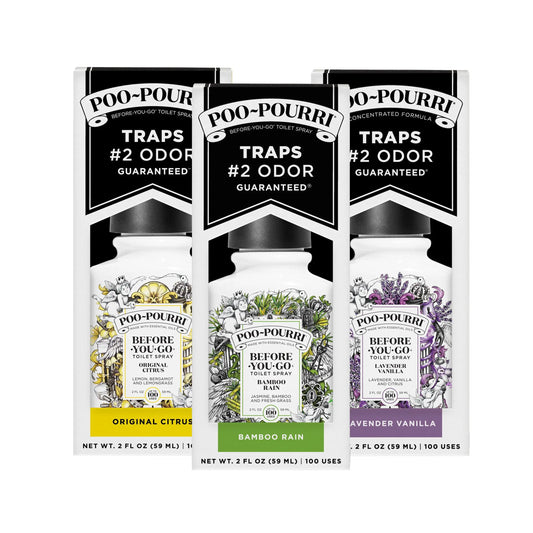 Poo~Pourri Toilet Spray 2 oz - Triple Pack Bundle