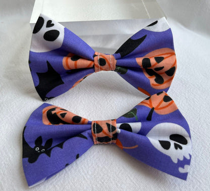 Supporting Charity Halloween Dog Bow & Bandana Handmade in UK. Multi Sizes