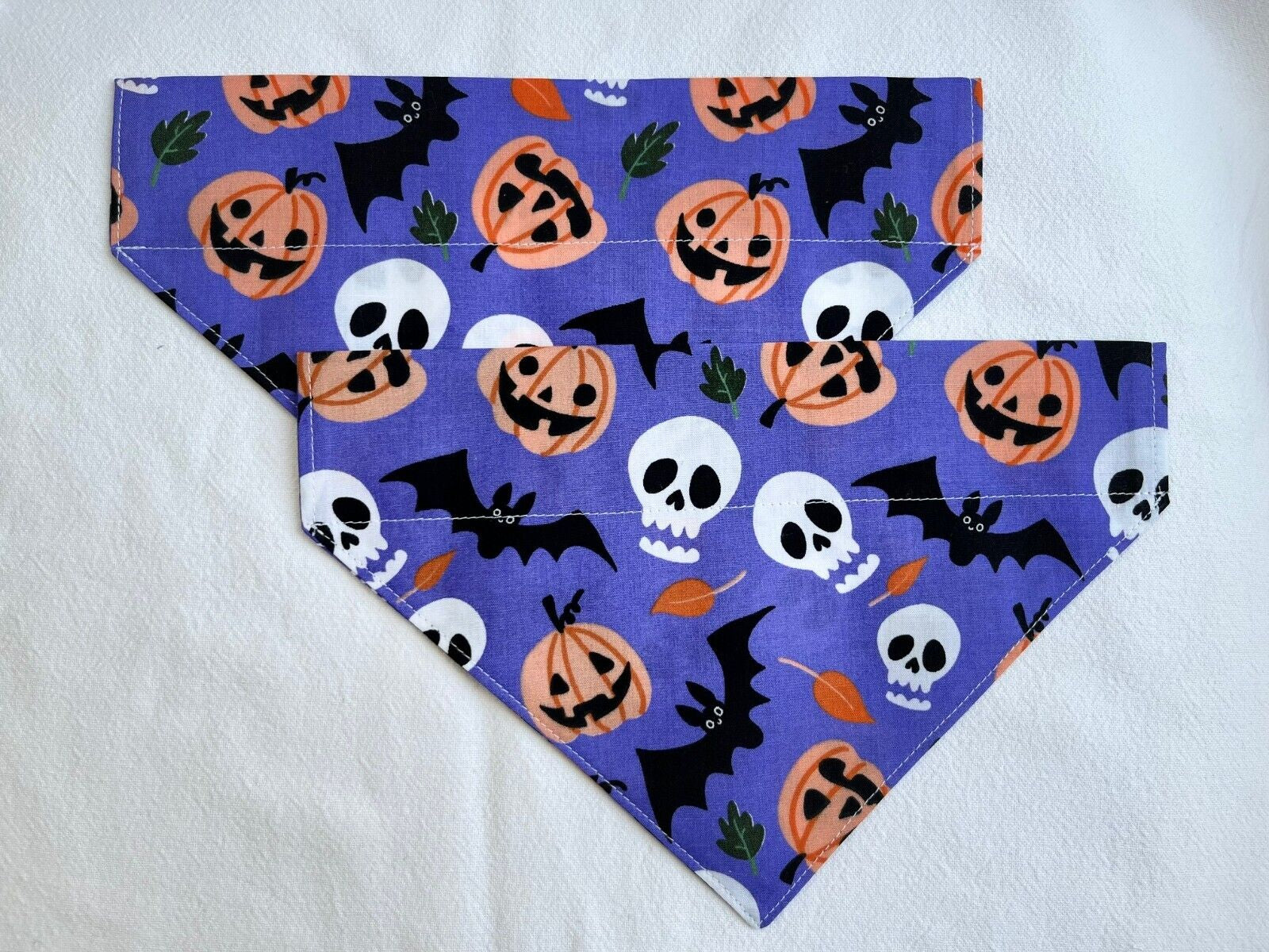 Supporting Charity Halloween Dog Bow & Bandana Handmade in UK. Multi Sizes