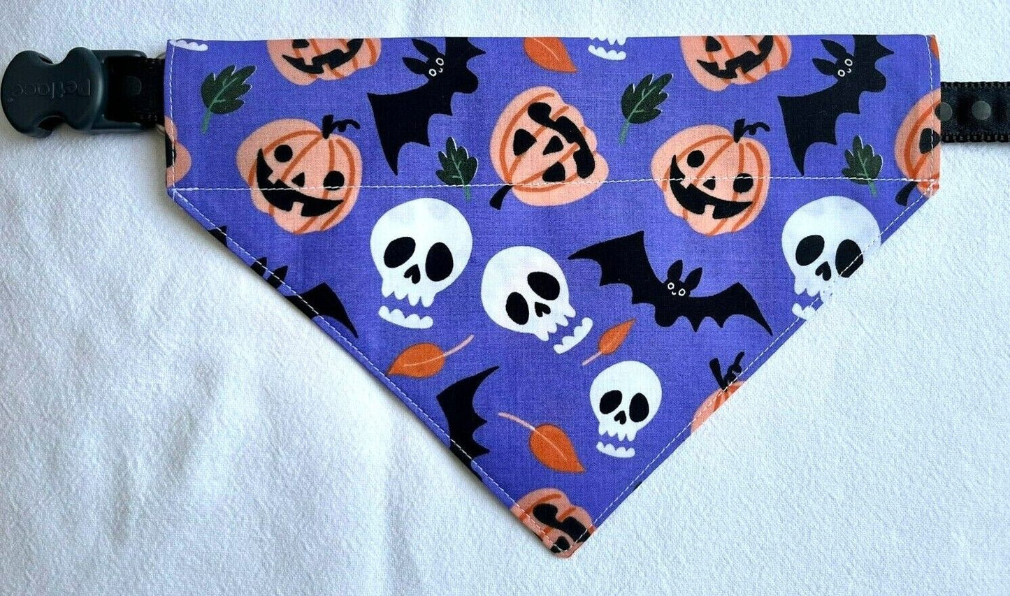 Supporting Charity Halloween Dog Bow & Bandana Handmade in UK. Multi Sizes