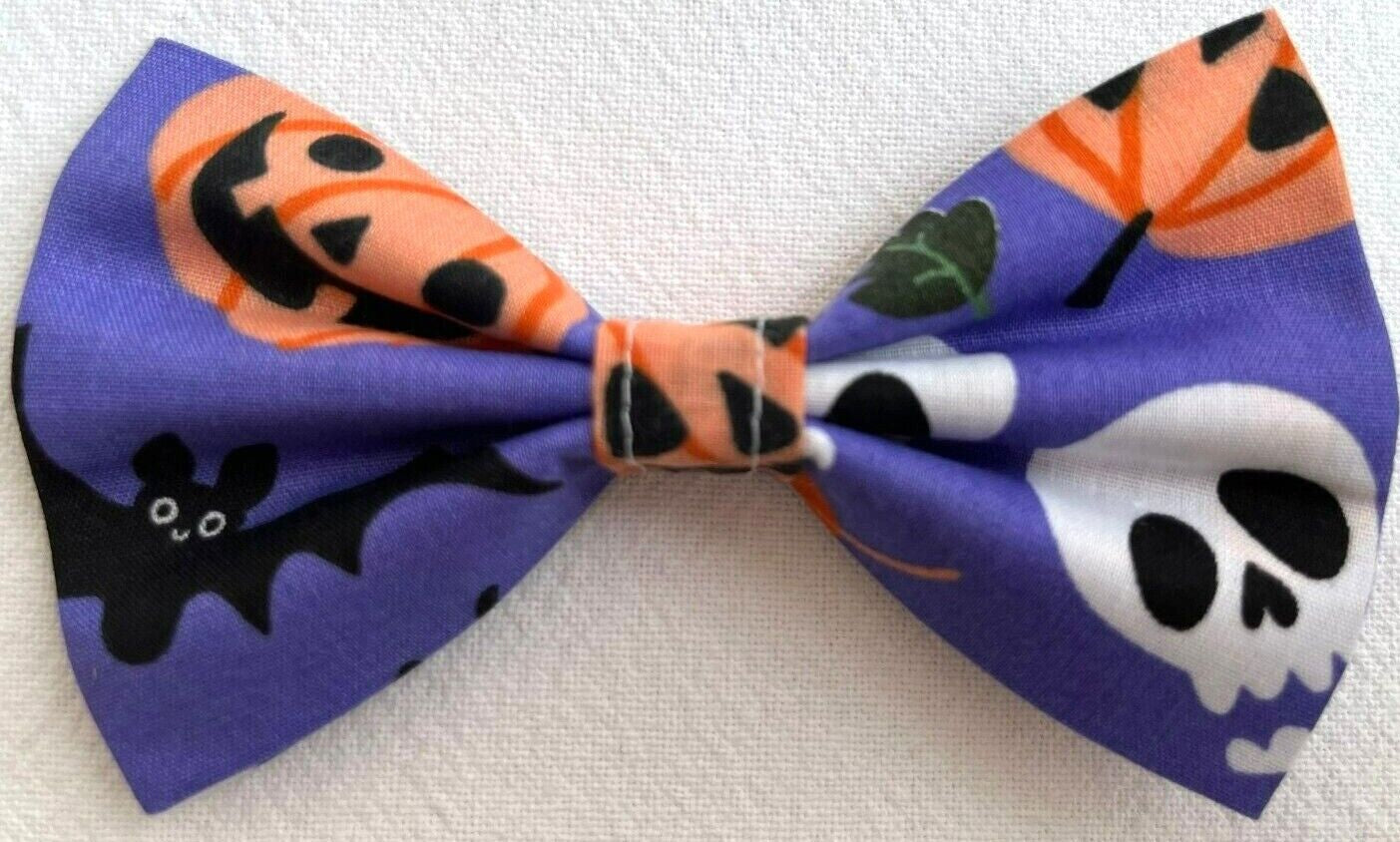Supporting Charity Halloween Dog Bow & Bandana Handmade in UK. Multi Sizes