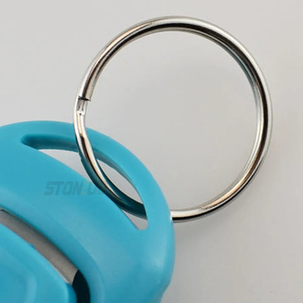 Pet Multifunction 2 in 1 Clicker & Whistle Dog Trainer Clicker with Keyring Pet Puppy Trainer Dog Flute & Clicker Pet Supplies
