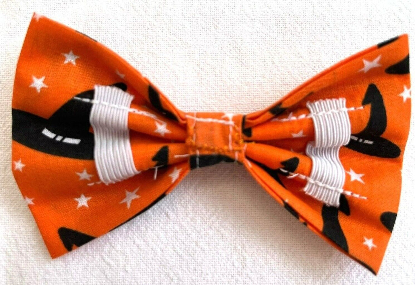 Supporting Charity Halloween Dog Bow & Bandana Handmade in UK. Multi Sizes