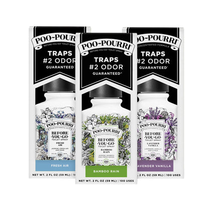 Poo~Pourri Toilet Spray 2 oz - Triple Pack Bundle