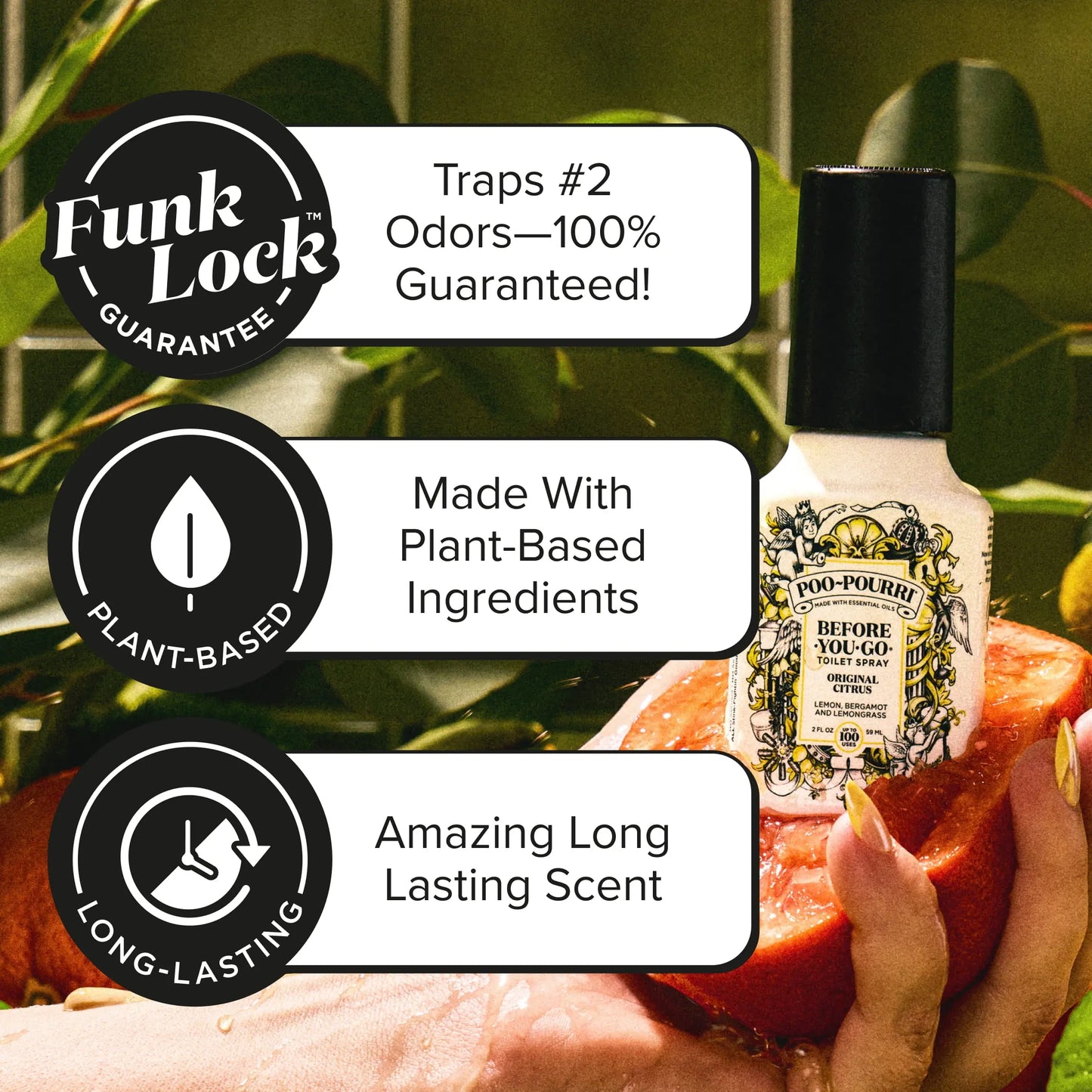 Poo~Pourri Toilet Spray 2 oz - Triple Pack Bundle