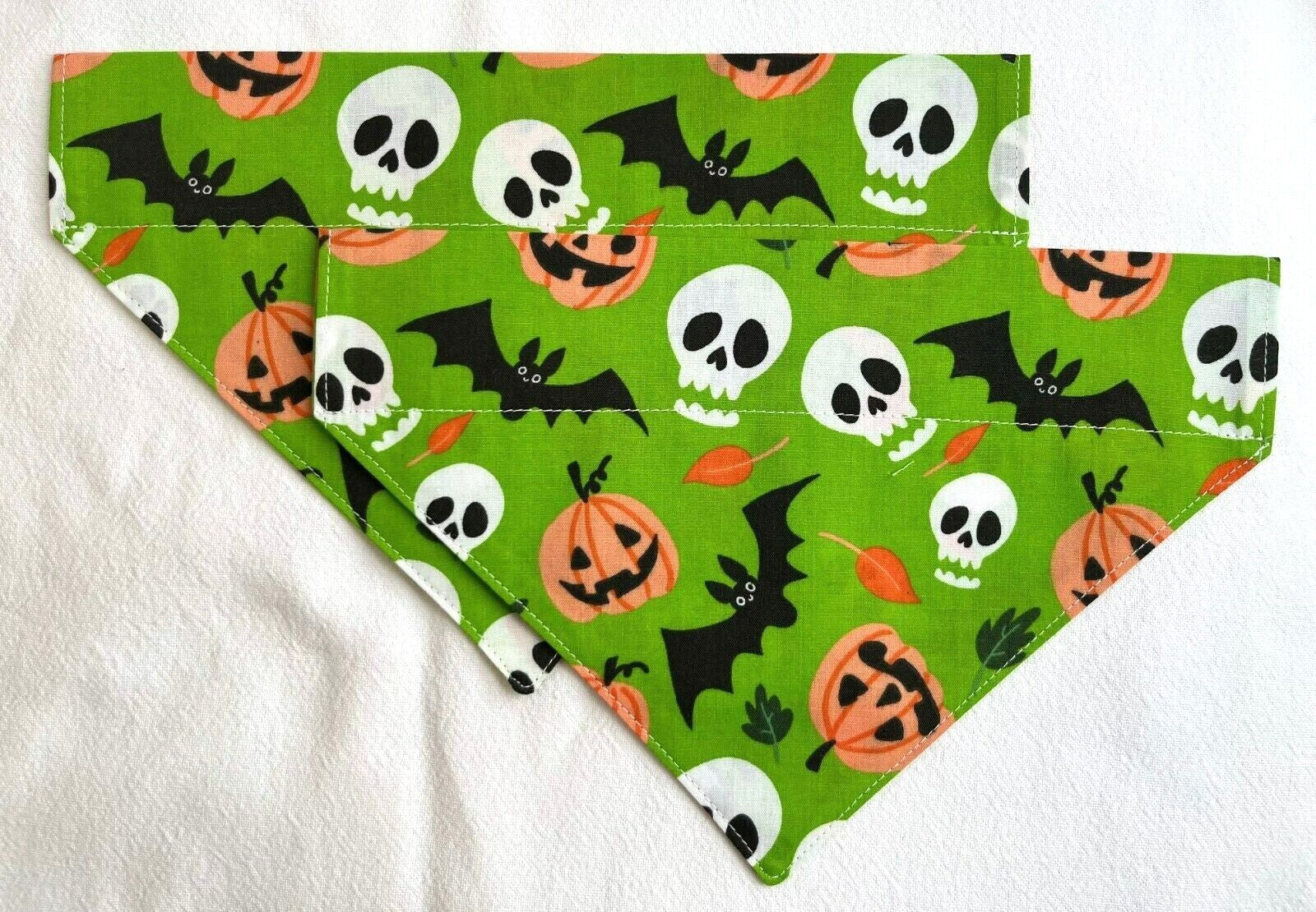 Supporting Charity Halloween Dog Bow & Bandana Handmade in UK. Multi Sizes