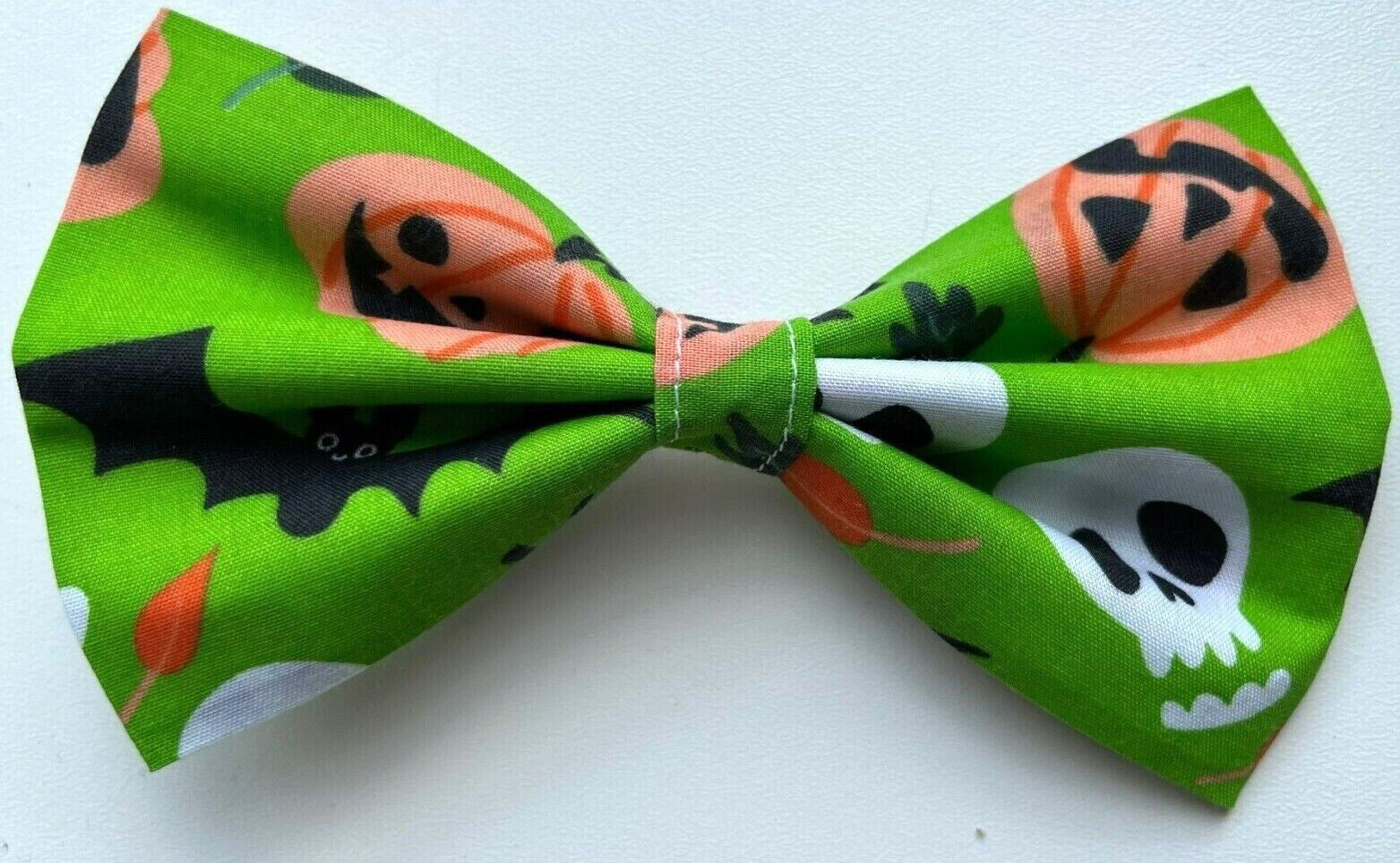 Supporting Charity Halloween Dog Bow & Bandana Handmade in UK. Multi Sizes